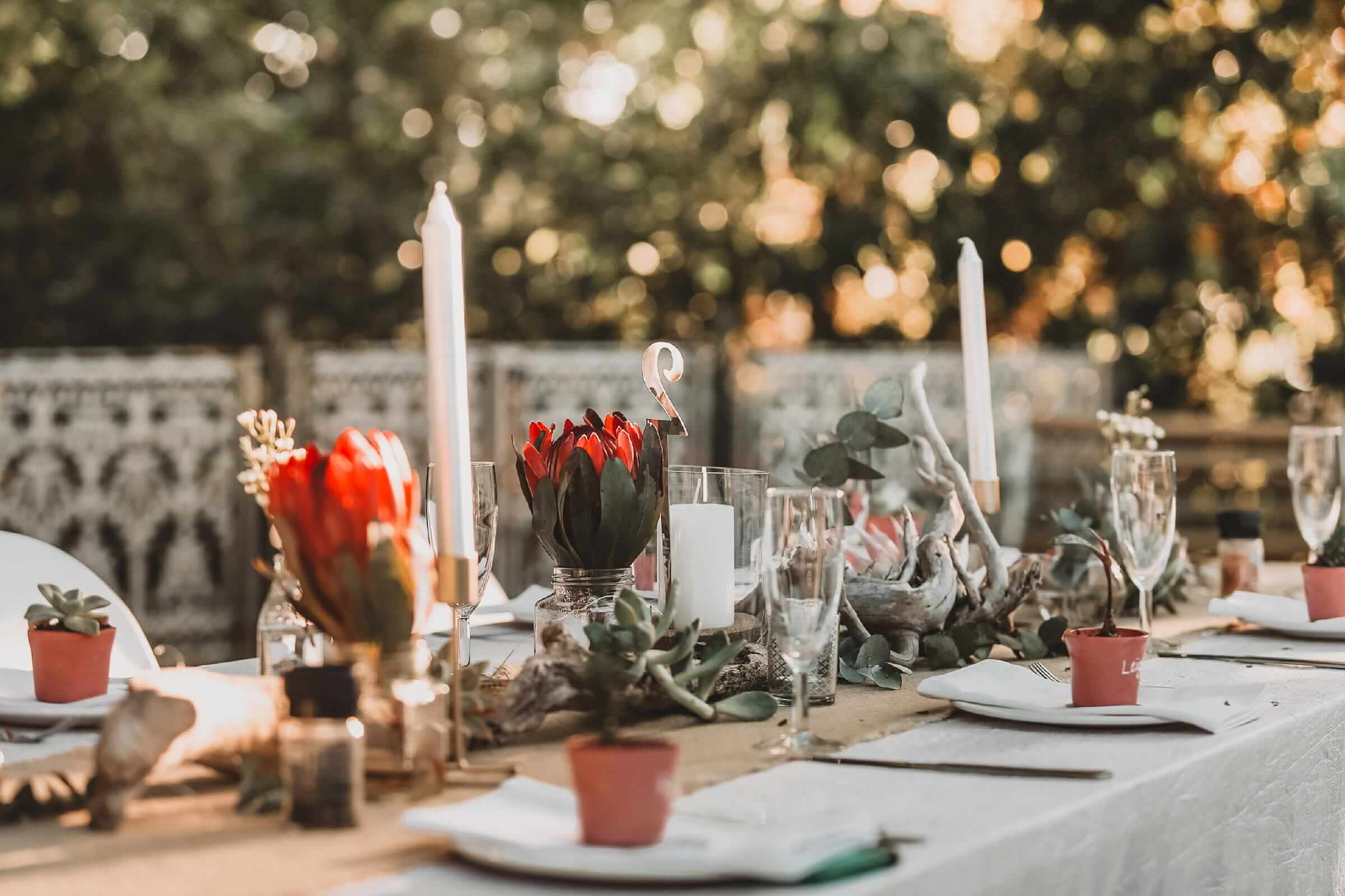A small, candlelit table that feels personal and warm